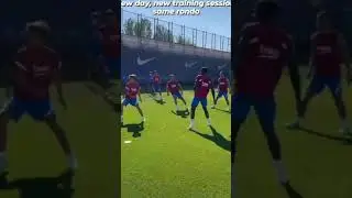 Barcelona Squad Pre season Training session 2021-22