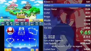 Mario & Luigi Bowser's Inside Story DX (Any% NG+) in 5:29:49 (PB)