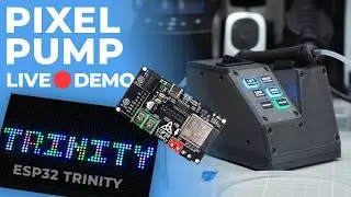Pixel Pump Live PCB Assembly Demo - Building the ESP32 Trinity LED Matrix Driver