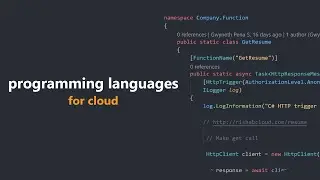 Which programming language you need to learn | Cloud Engineer