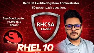 RHEL 10 Root Password Reset No Need chroot & rd.break | RHCSA 60 PowerPackedQuestions