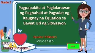 Pagpapakita at Paglalarawan ng Paghahati at Pagsulat