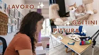 Una SETTIMANA nella mia vita | Pittrice, insegnante, content creator