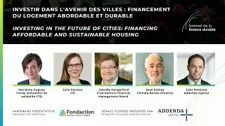 Investir dans l'avenir des villes: financement du logement abordable et durable