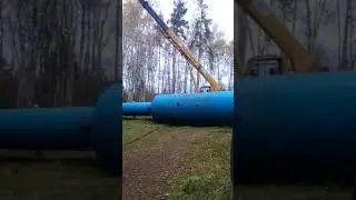 Установка водонапорной башни Рожновского 3