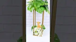 Centro de mesa Para Babyshower/Babyshower centerpiece idea #diy #decoracion #fiesta #flores #decora