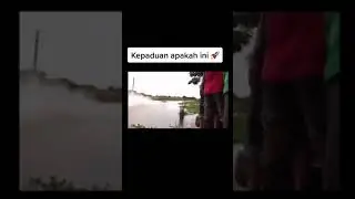 video viral aksi balap liar prahu