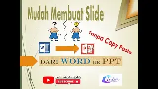 Gak Pake Ribet!!! Mudah membuat PPT tanpa Copy Paste