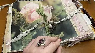 Flip through of a STUNNING and creative junk journal from Heather of Rosehill Paper