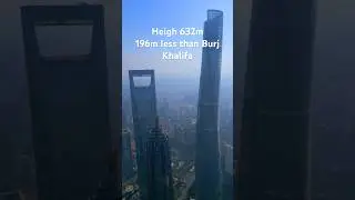 2nd tallest building in the world Drone & Ground View #shorts #shanghaitower #chinatravel