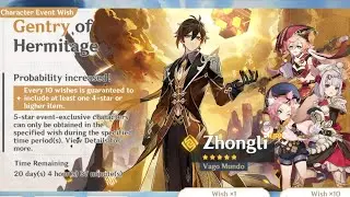 Genshin Impact - Pulling for Zhongli & Yanfei