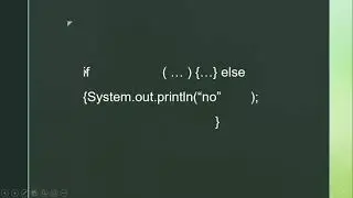 Java Basics - else clause