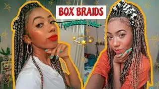PENTEADOS FOFOS COM AS TRANÇAS BOX BRAIDS 💖 *muito fácil*