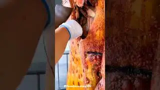 Giant BBQ 😱 cutting 😍🔥#cookingfood #youtubeshorts