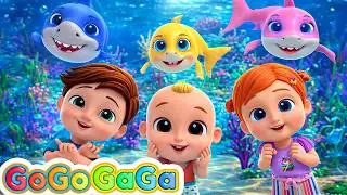 Baby Shark 🦈  Bath Time Song 🚿 | GogoGaga Fun Rhymes & Kids Songs