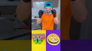 Smiling face vs Soda ice cream challenge!🍨 #funny #shorts by Ethan Funny Family