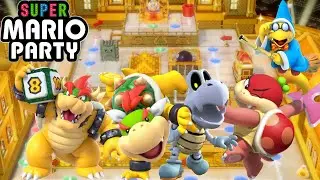 Super Mario Party - Kamek's Tantalizing Tower as Bowser