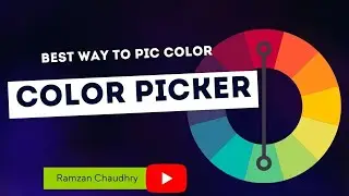 how to pick color from any website or any image | color picker 