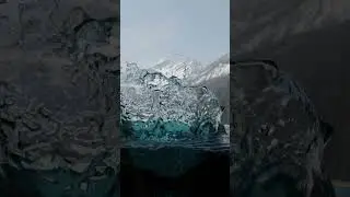 3D Water Splash Animation in Blender. Slow motion