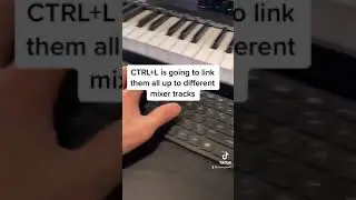 How to in FL Studio l Shortcut to link multiple instruments to different mixer tracks 