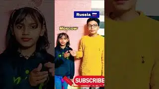 Countries With Capitals of World| Country Name with Capital #youtubeshorts #shorts #gk #gktrick #fun