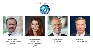 Panel Discussion on ESG Investing - Sanjai Bhagat, Gerald Garvey, Aeisha Mastagni, Marlo Oaks