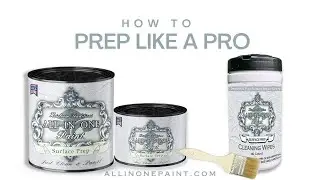 The fastest way to prep a surface for painting!