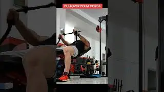Exercício carga alta, dorsal e peitoral, efetuar no banco declinado somente dorsal.