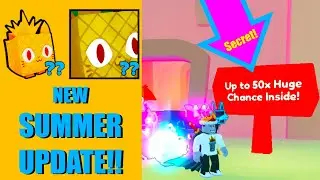 BEST CHANCES to get HUGE PETS! NEW SUMMER UPDATE | PET SIM X (Roblox)