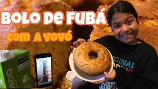 Bolo de fubá - com a Vovó