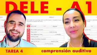 DELE-A1  🇪🇸  Задание аудирование #4 🎧 на понимание услышанного