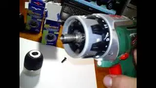 Keyless chuck for a screwdriver. Part 2.