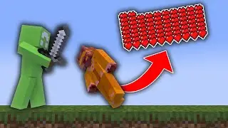 Minecraft Manhunt, But Kills Increase My Health...