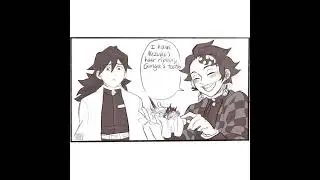 Tanjiro Scares Giyu Funny Demon Slayer Funny COMIC DUBS - Wholesome Kimetsu No Yaiba 