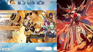 GENSHIN IMPACT 4.3 | TIRADAS A NAVIA Y JUGANDO CON LA FRIA EN EL TCG