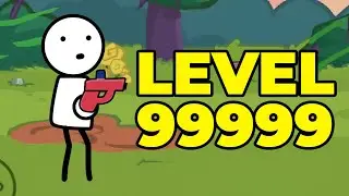 Play One Gun: Stickman but i have 99999Lv Water Gun and Sell it