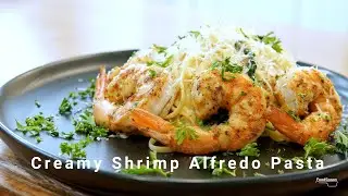 Creamy Shrimp Alfredo Pasta Recipe