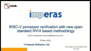 RISC V processor verification with new open standard RVVI based methodology