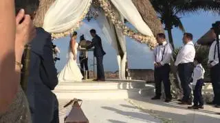 Pouring sand