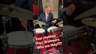 Four rhythms from FOUR MASTER DRUMMERS   Do you know who they are ???