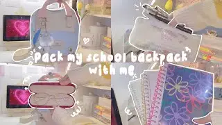 ʚ🧸ɞ shs diaries | 🫧🎀 packing my school backpack 🌷₊˚✧ | philippines 💗✨|