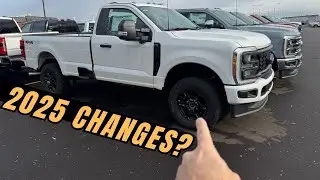 2025 vs 2024 Ford Superduty F250 F350 changes | Good news! | Auto locking 4x4 wheel hub is back!