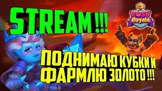 RUSH ROYALE STREAM / ПОДНИМАЮ КУБКИ !!! ПОДЗЕМЕЛЬЕ + ОБЩЕНИЕ  ;)