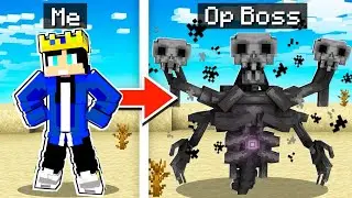 Minecraft But, If I Take Damage I Converte Into Scary Mobs!