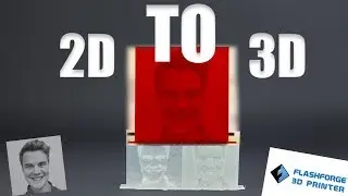 Making Lithophanes | 2D images to 3D printing models in Flashprint software