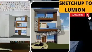 How to Export  Sketchup file in to Lumion