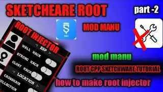 how to make sketchware root injector, how to make mode menu, in cpp file,#sketchware #injector #mod
