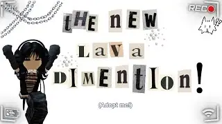 The new adopt me lava dragon dimension!🌋 (more info at the end of the vid🌋)