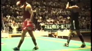 1991年全国武术散打擂台赛 男子75kg 吴宝刚（上体）VS 乔立夫（辽宁）