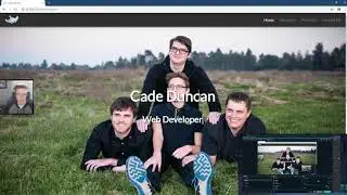 Portfolio Website (High School) - Home Page